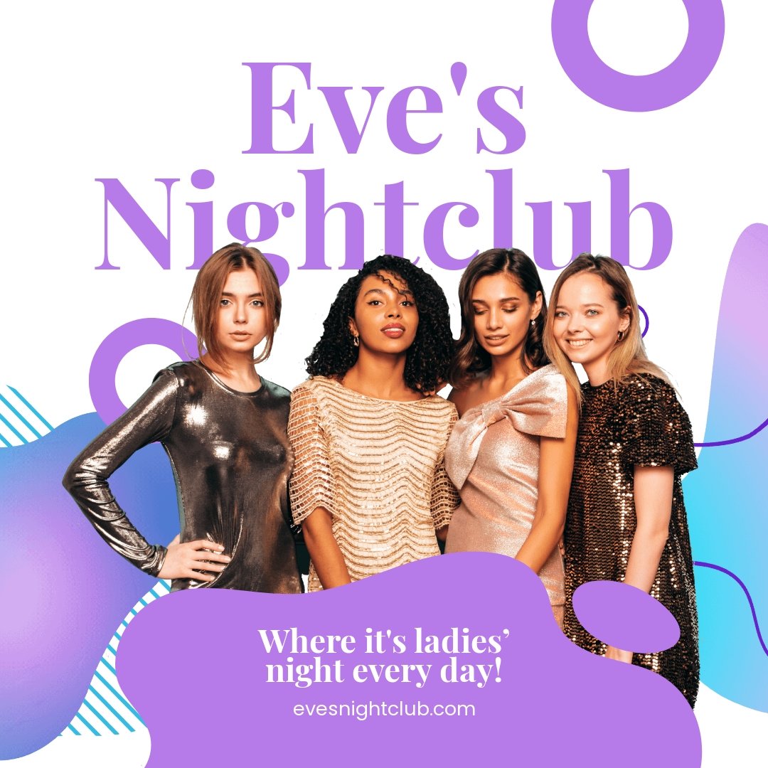 Ladies Nightclub Instagram Post Template