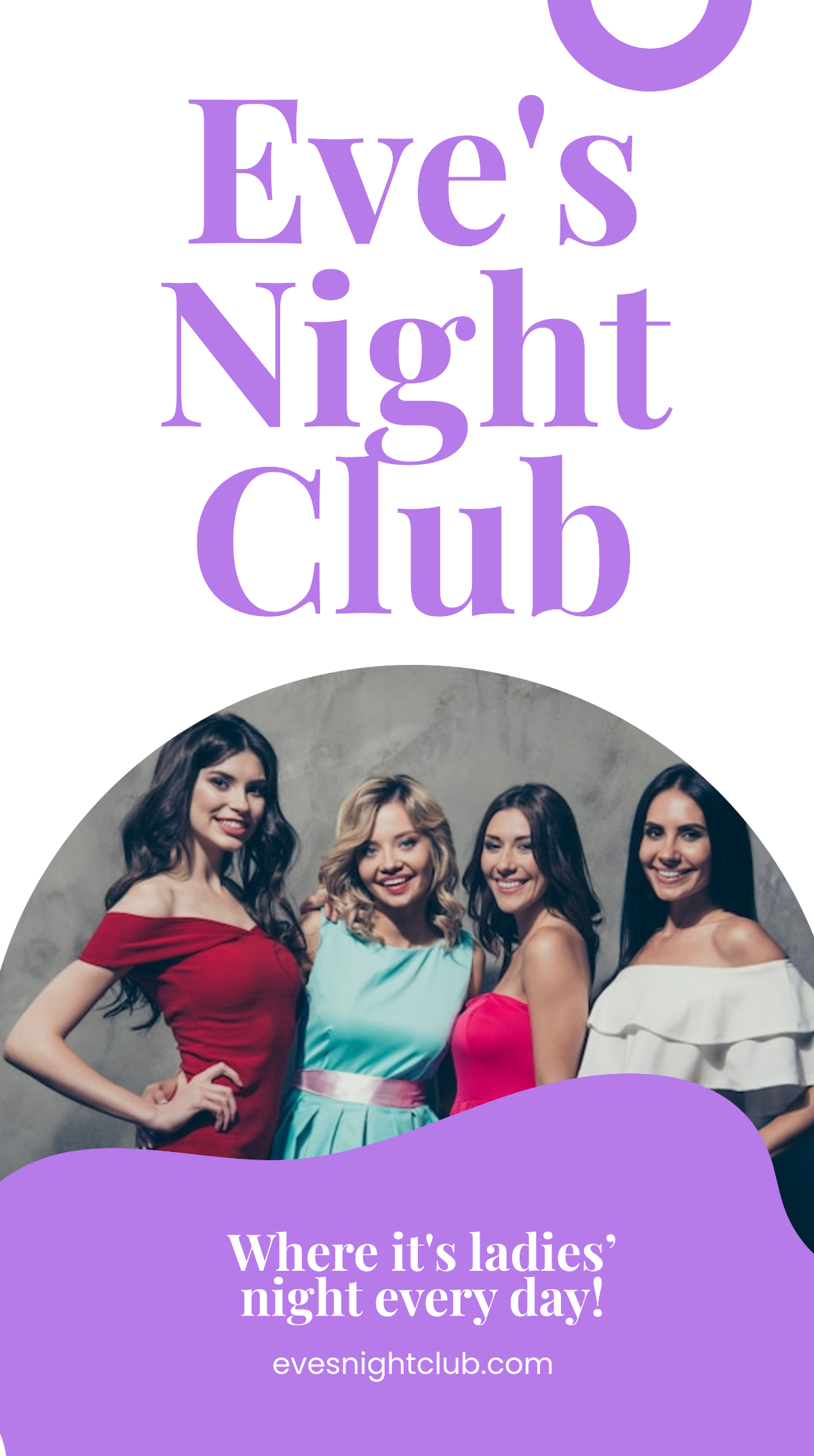 Free Ladies Nightclub Instagram Story Template to Edit Online