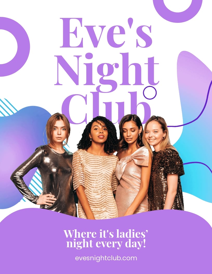 Ladies Nightclub Flyer Template