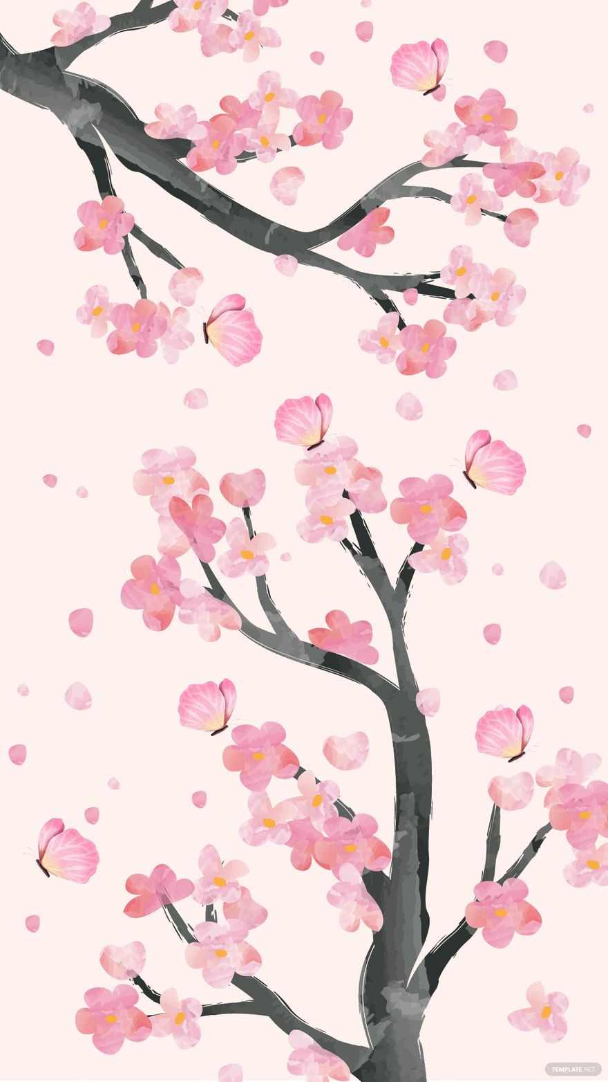 Free Pink Flower iPhone Background