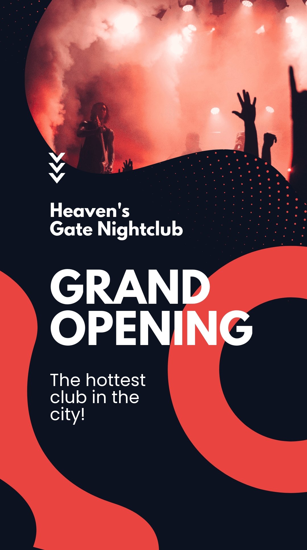 Night Club Grand Opening Whatsapp Post Template