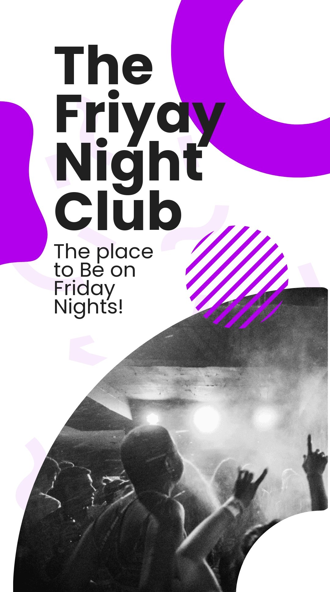 Friday Nightclub Whatsapp Post