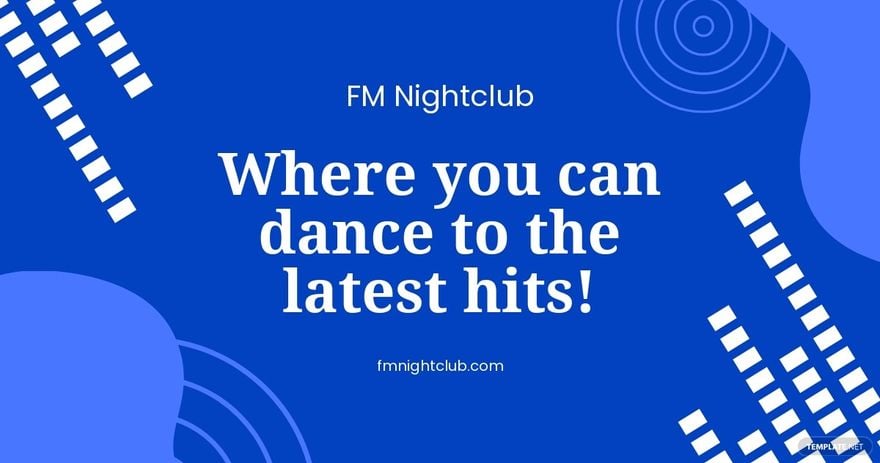 Music Nightclub Ad Facebook Post Template