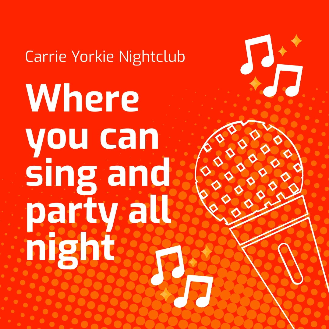 Karaoke Nightclub Instagram Post
