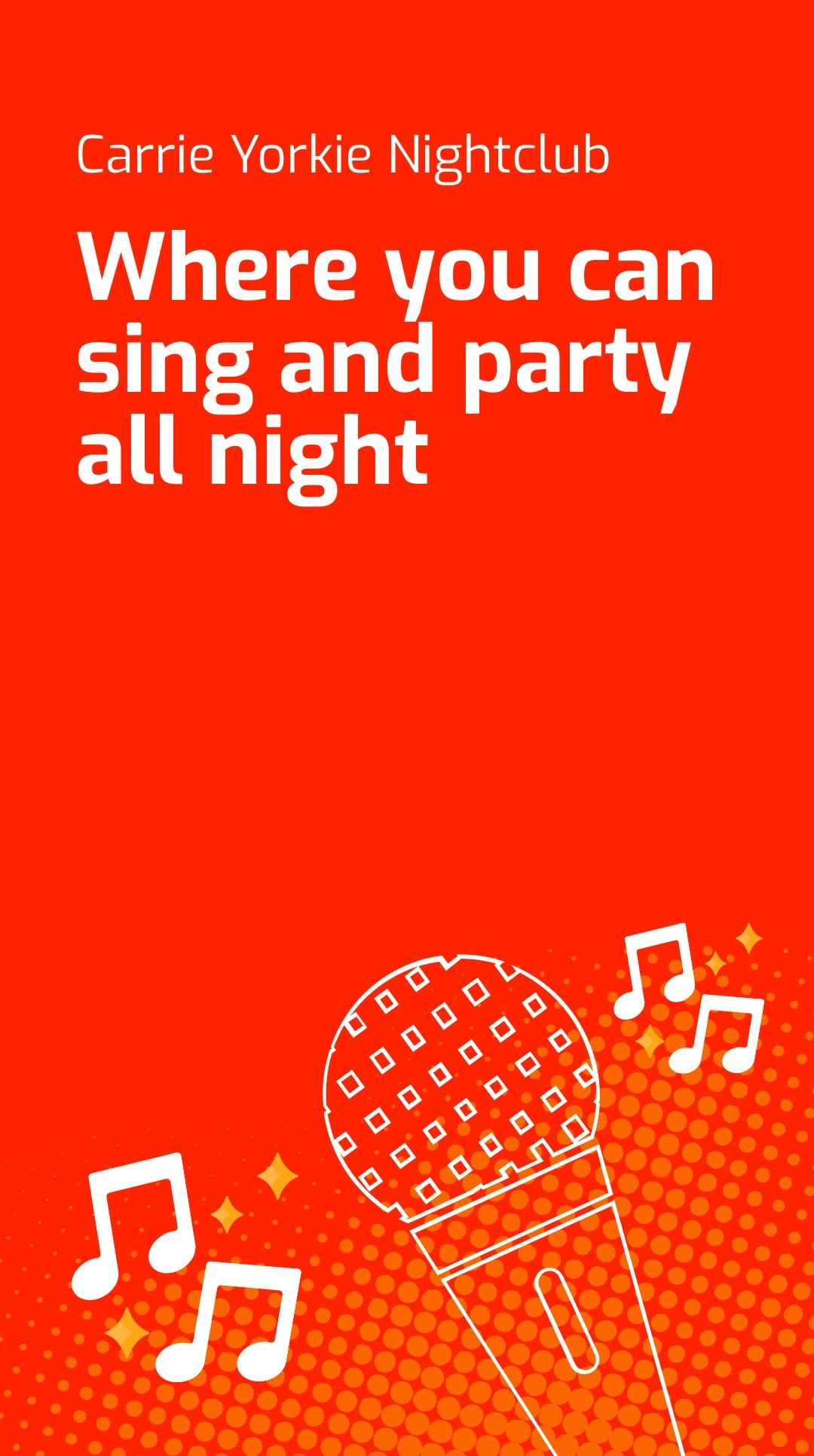 Free Karaoke Nightclub Snapchat Geofilter Template