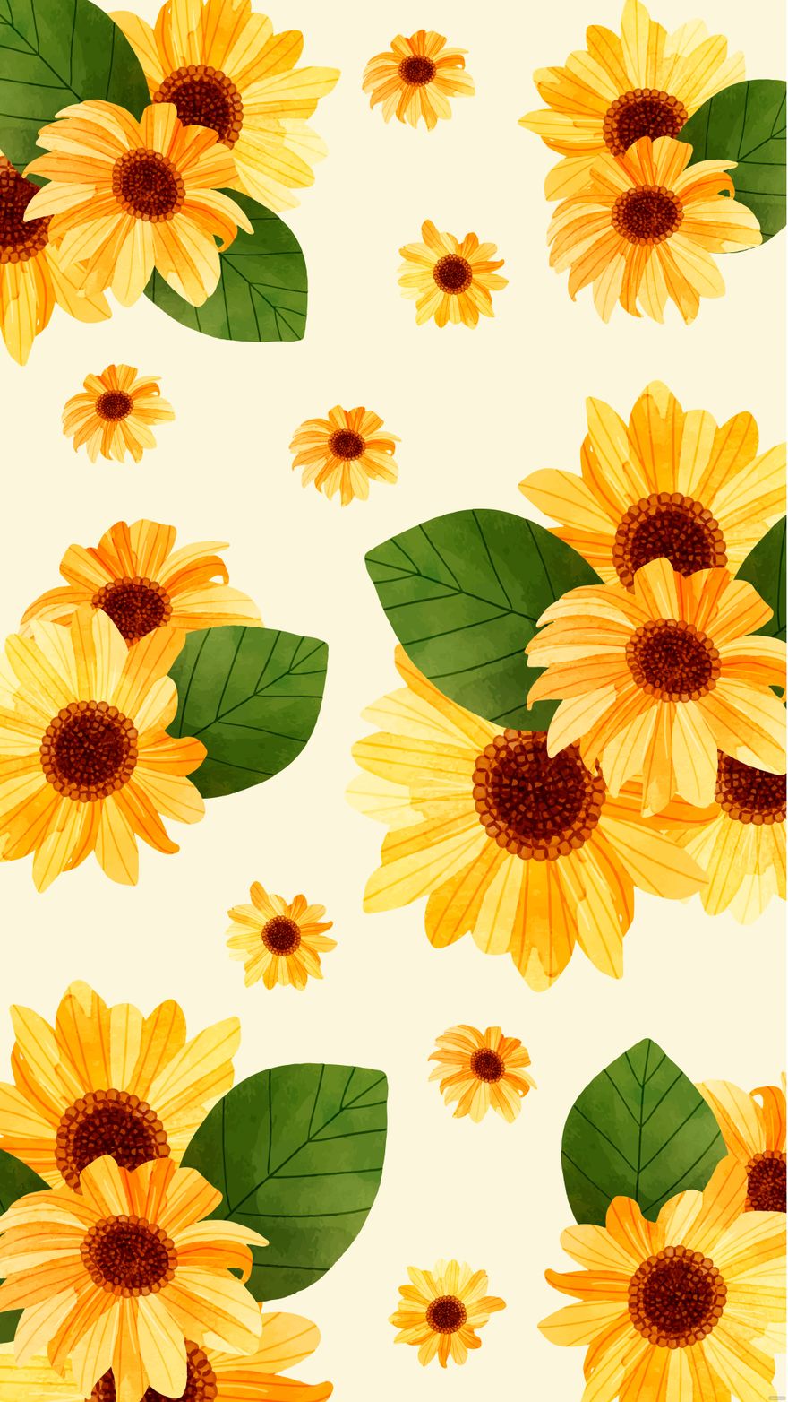 HD wallpaper: sunflower painting, background, picture, close-up, yellow, no  people | Wallpaper Flare