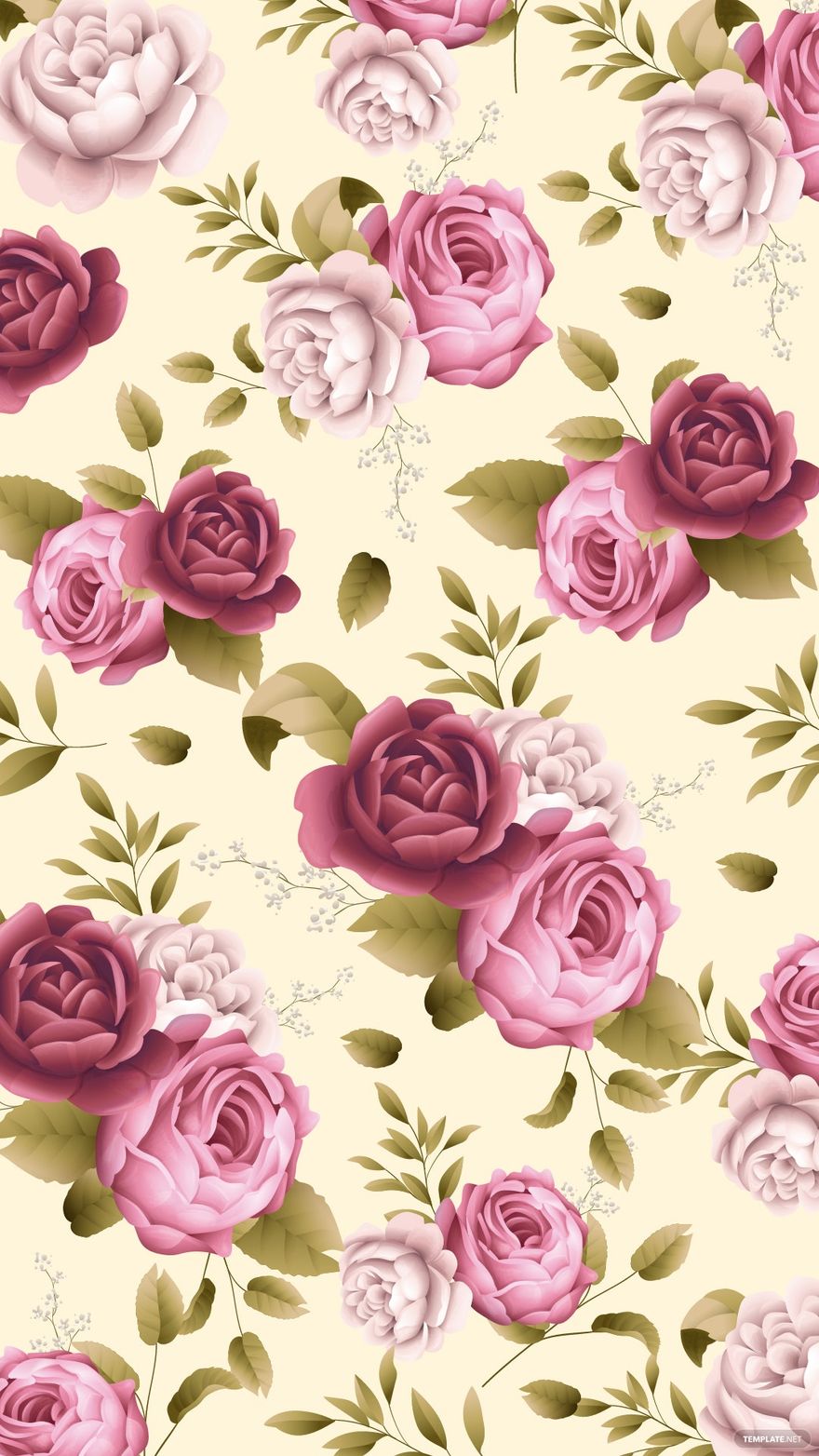 Free Pastel Floral Iphone Background