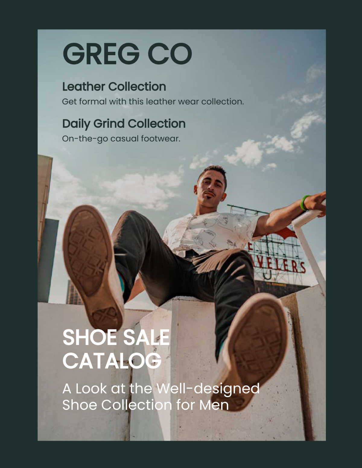 Shoes Sale Catalog Template
