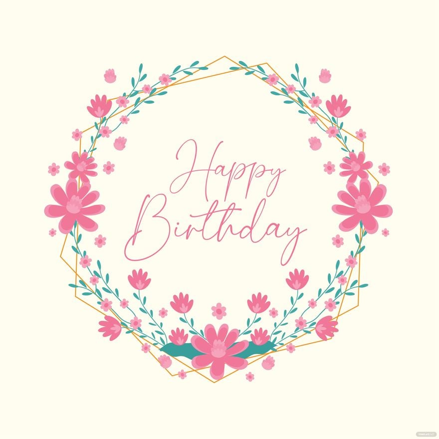 FREE Birthday Frame Template Download In Word PDF Illustrator 