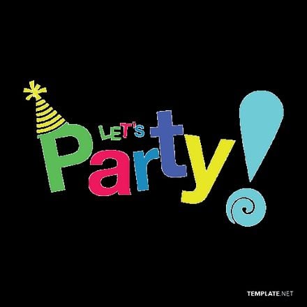 Free Let's Party Animated Stickers