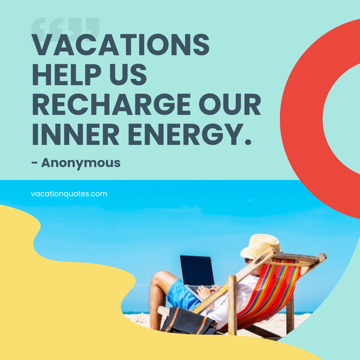 Free Vacation Quote Instagram Post Template