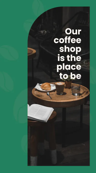 Free Coffee Shop Instagram Story Ad Template to Edit Online