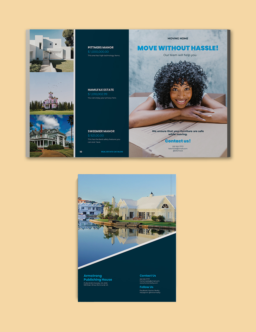 Real Estate Marketing Catalog Template