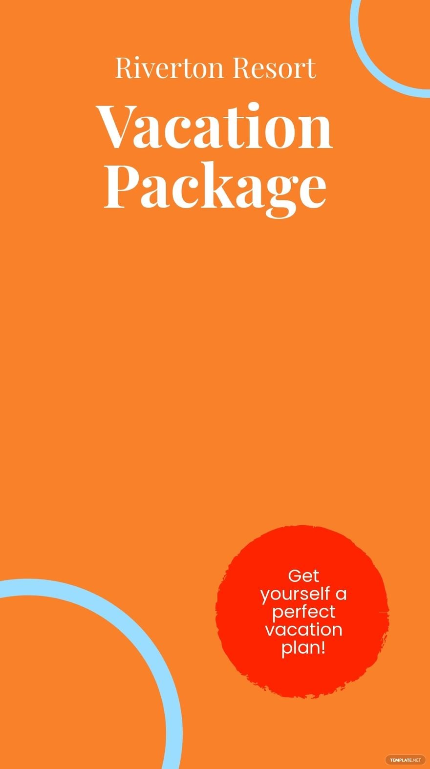 Vacation Package Snapchat Geofilter Template