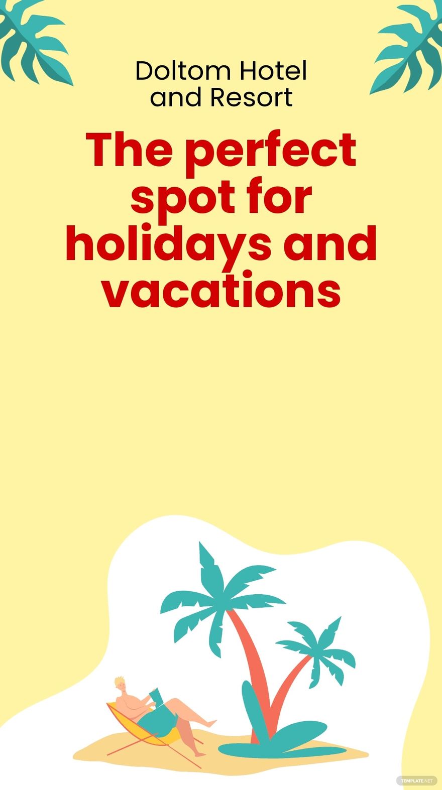 Holiday Vacation Snapchat Geofilter Template