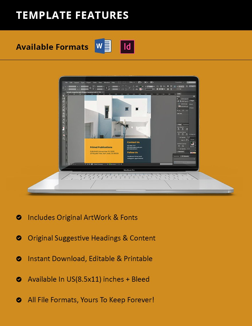 Residential Real Estate Catalog Template