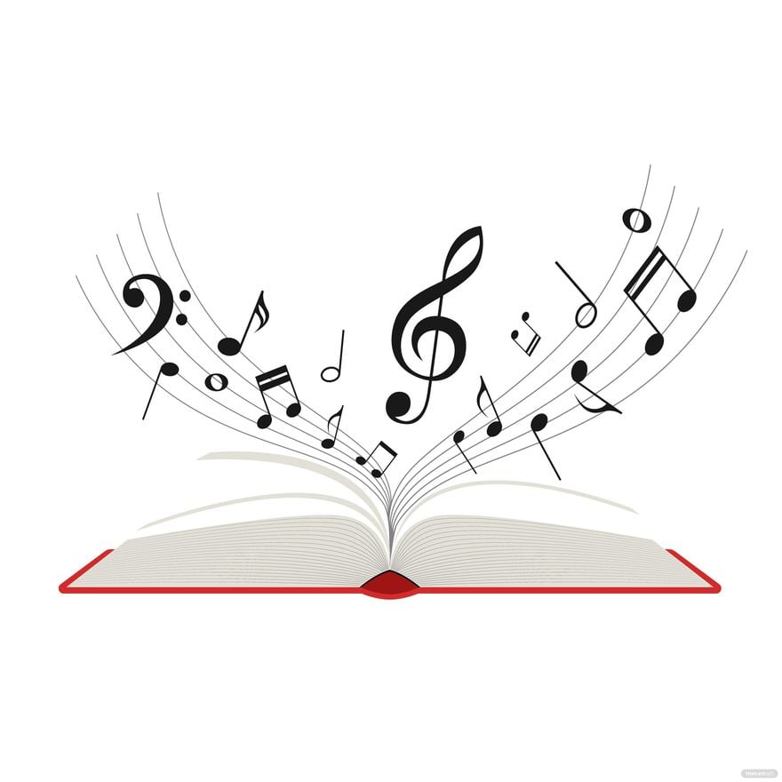 Free Music Book Vector