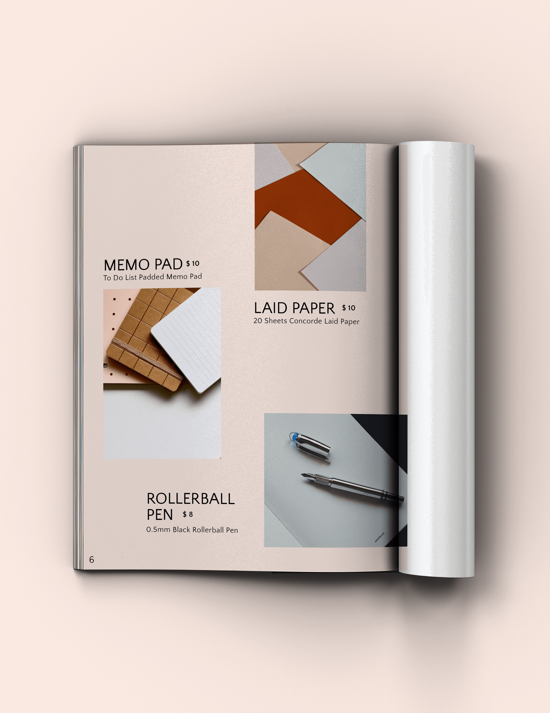 Stationery Supply Catalog Template