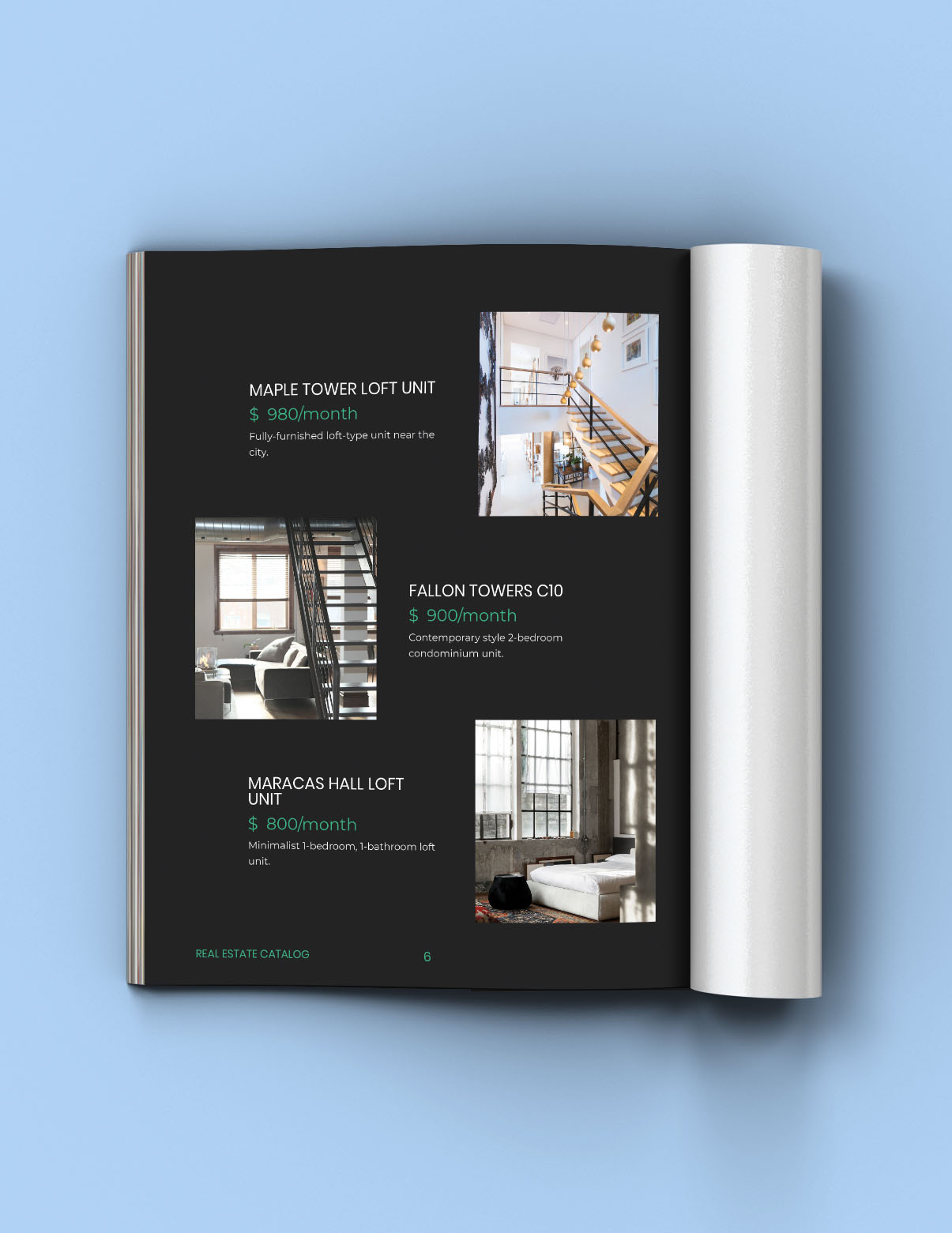 Real Estate Agency Catalog Template