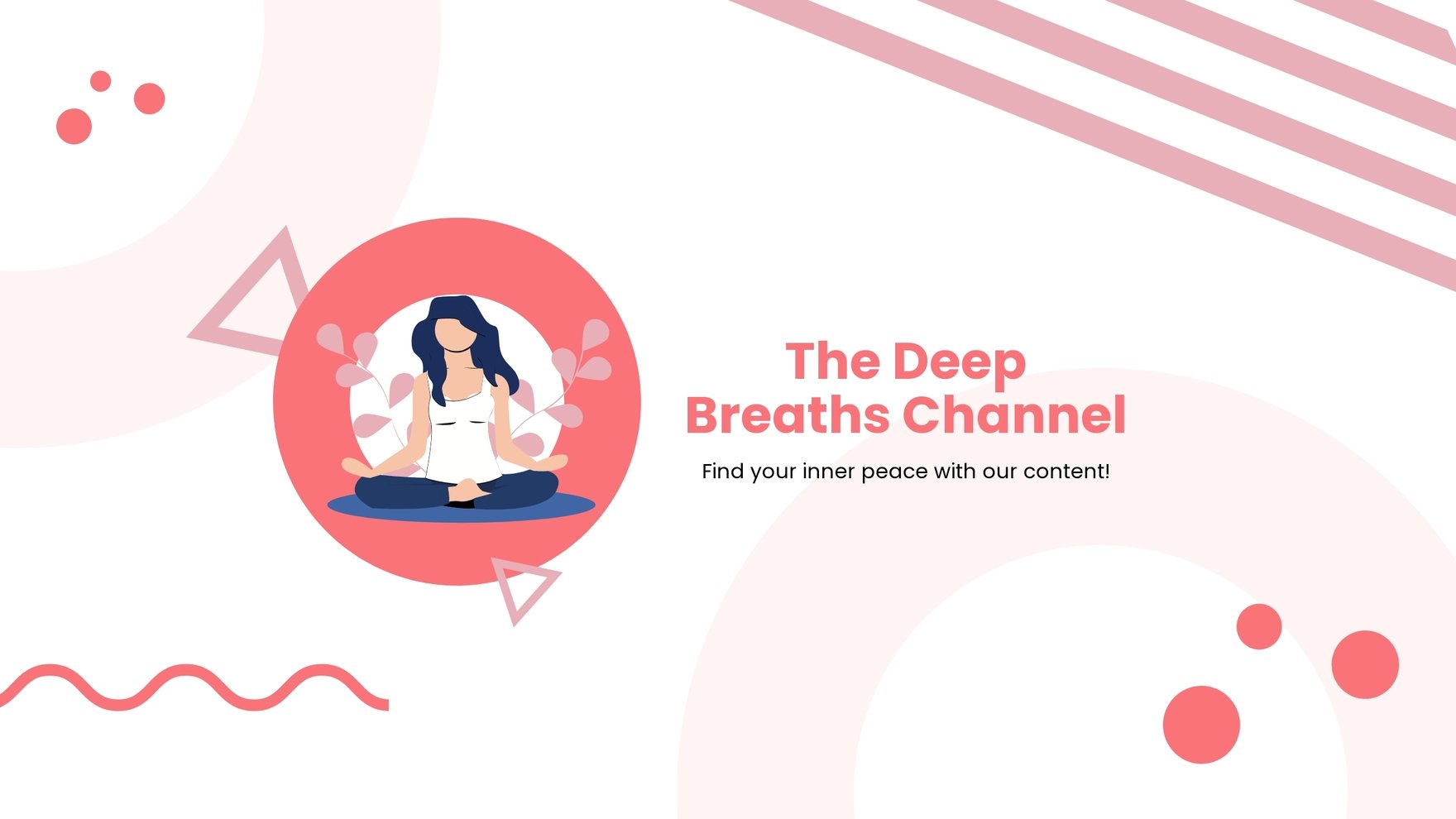Free Yoga Youtube Banner Template