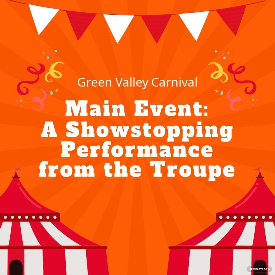 Free Carnival Event Instagram Post Template
