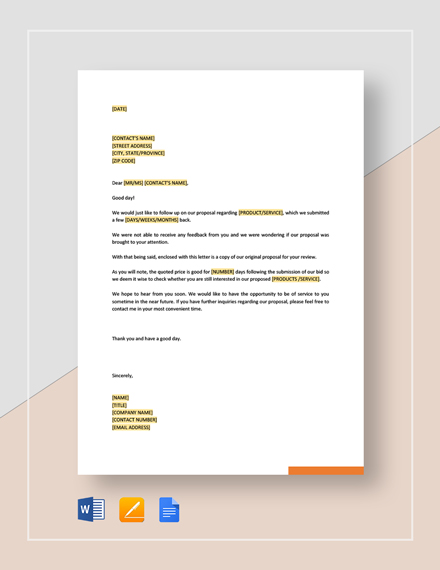 Technical Proposal Template [Free PDF] - Word