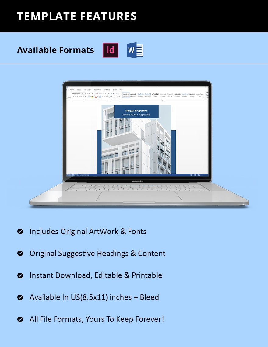Real Estate Auction Catalog Template