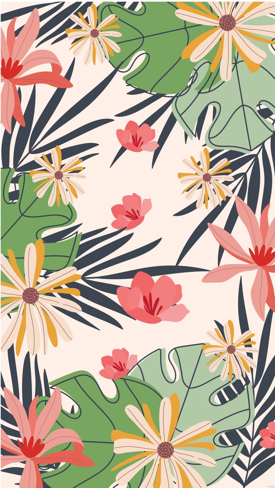 Summer Flower Iphone Background