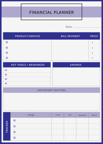 Free Business Health Planner Template in Adobe Photoshop, Adobe ...