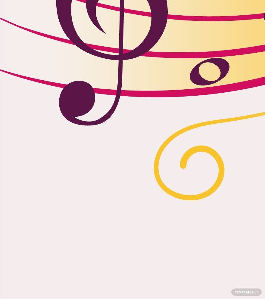 Free Curvy Music Staff Vector Download In Illustrator EPS SVG JPG 