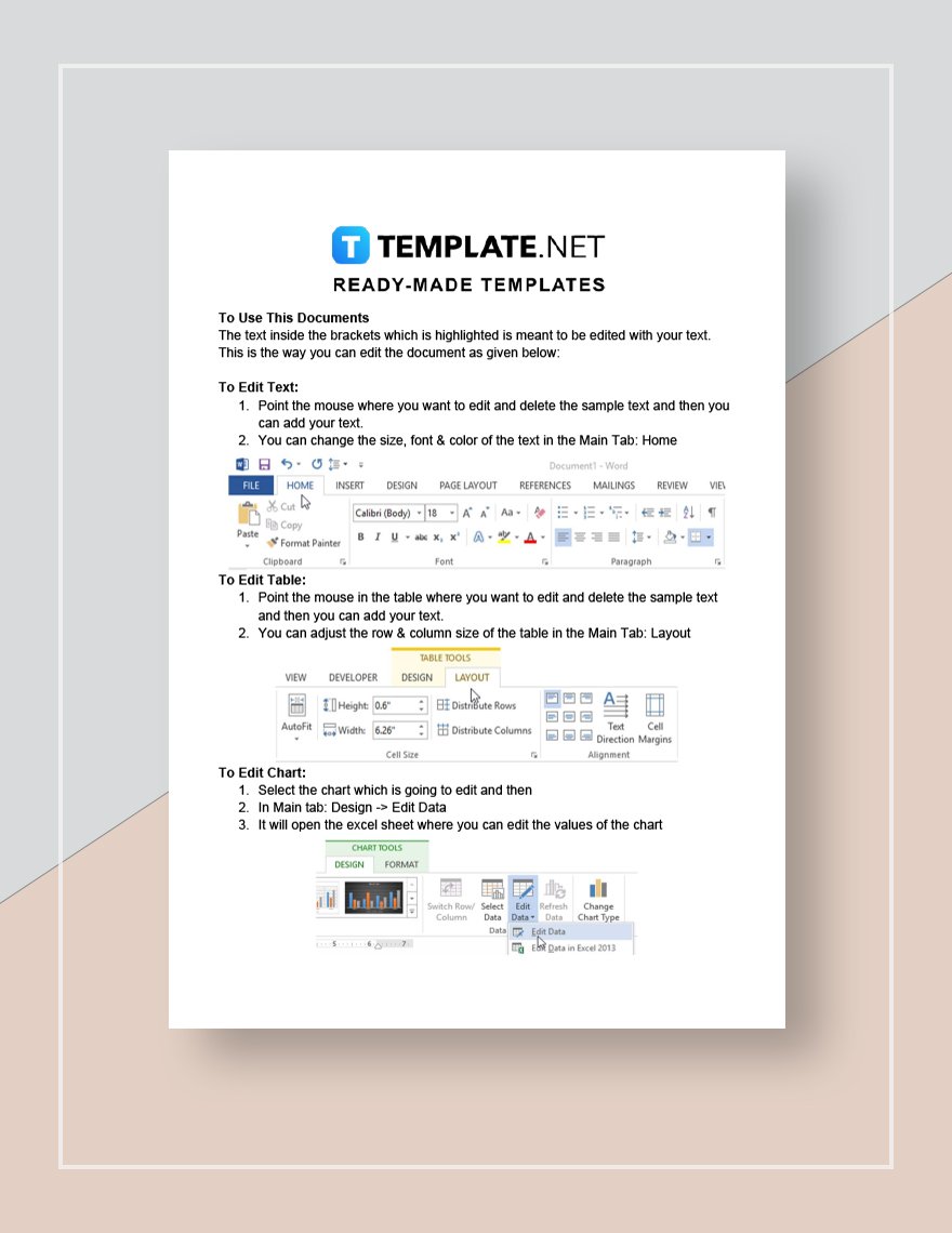 Request for Status Report Template