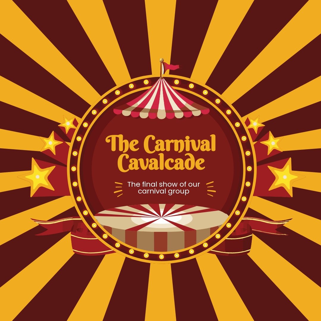 Free Carnival Show Instagram Post Template