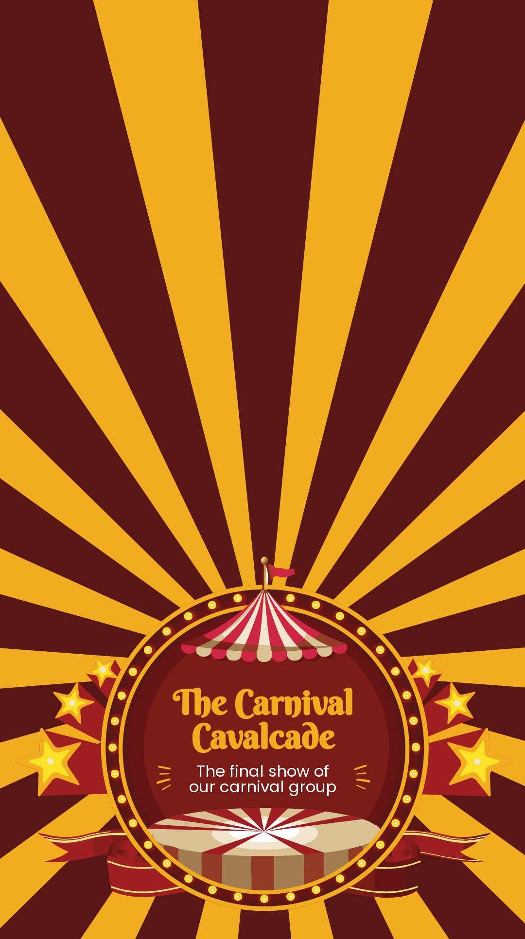 Carnival Show Snapchat Geofilter Template