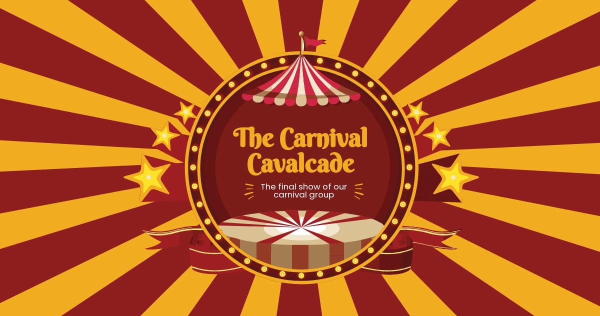 Carnival Show Facebook Post Template
