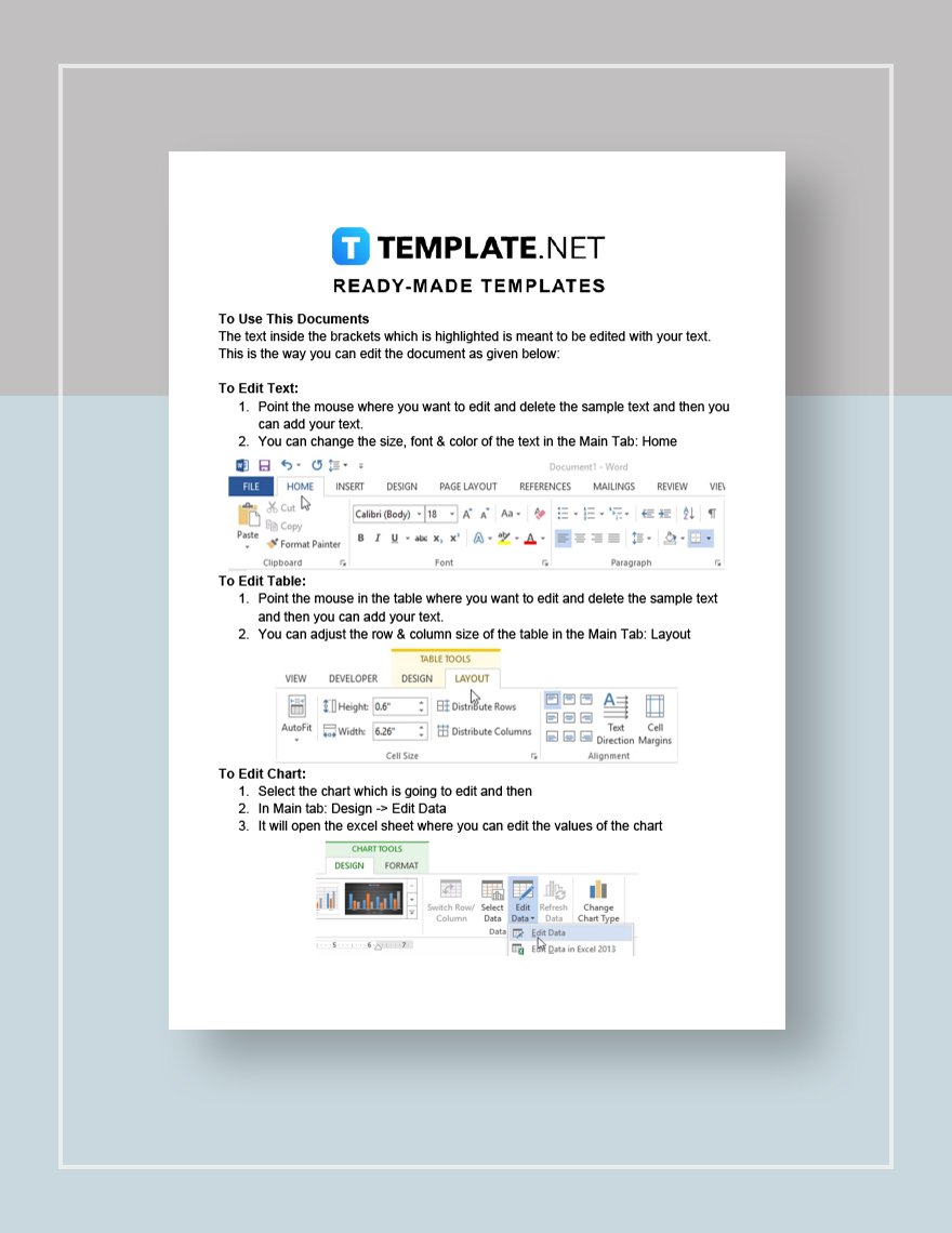 Transmittal for Collection Template