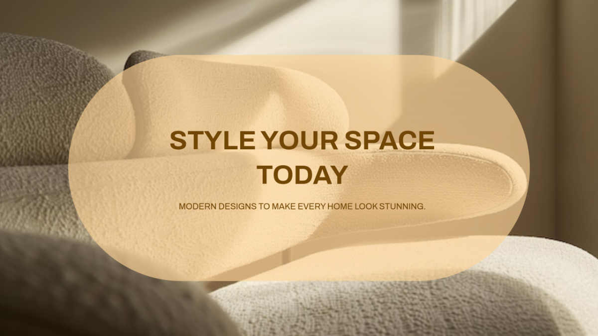 Free Furniture Youtube Banner Template to Edit Online