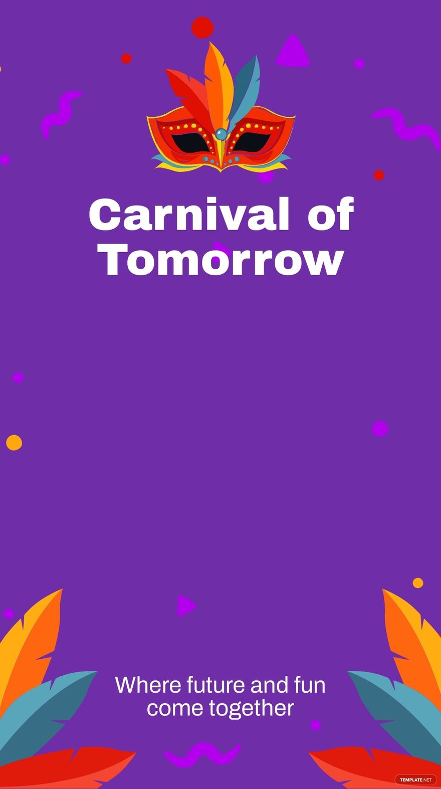 Free Modern Carnival Snapchat Geofilter Template