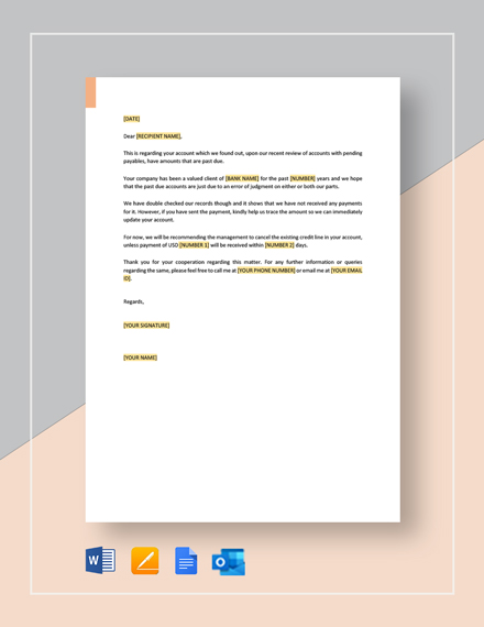 FREE Letter of Withdrawal from Business Partnership Template - Word ...