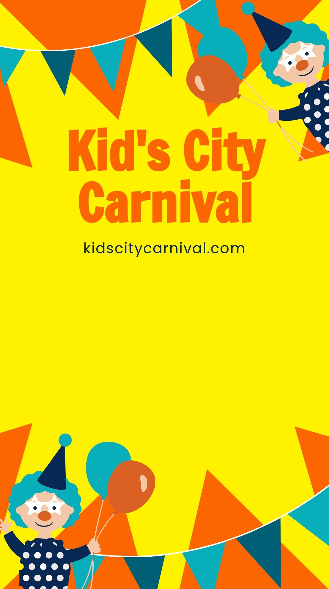 Kids Carnival Snapchat Geofilter Template