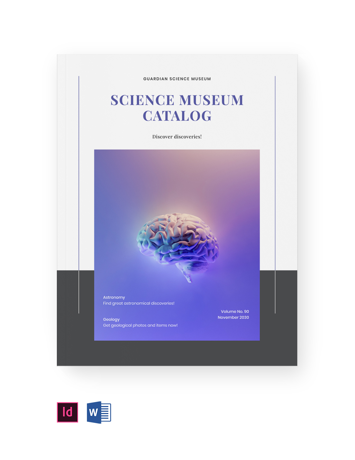 Museum Products Catalog Template InDesign, Word, PDF
