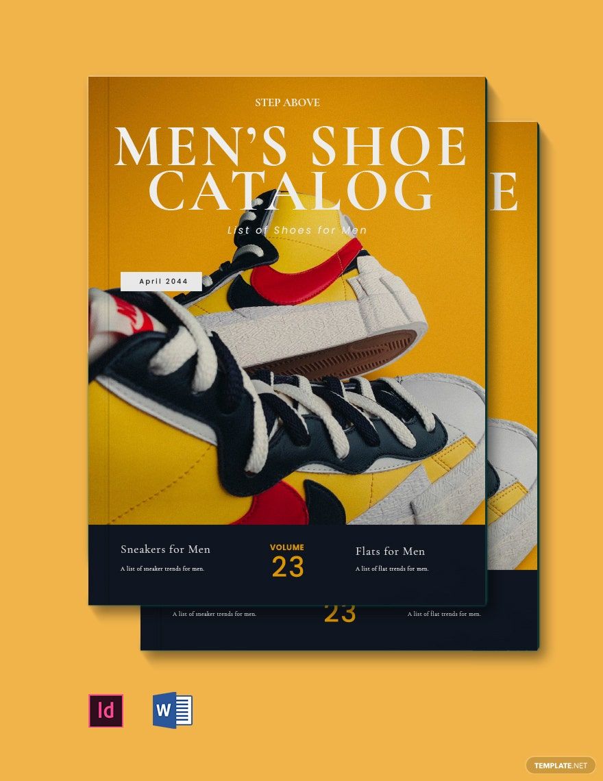 Men's Shoes Catalog Template
