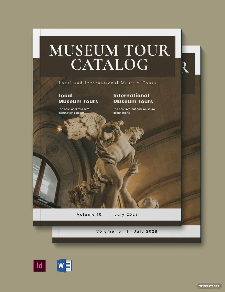 Museum Tour Catalog Template