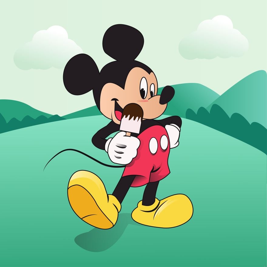 Mickey Mouse Illustration