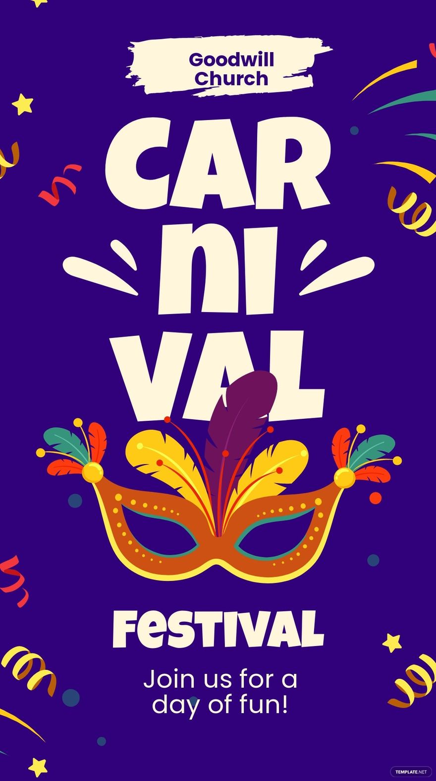 Free Church Carnival Instagram Story Template