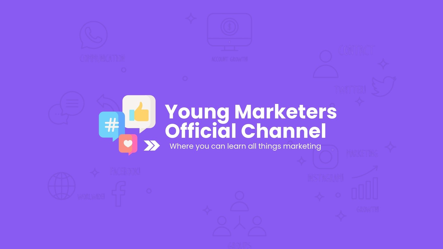 Marketing Youtube Banner Template