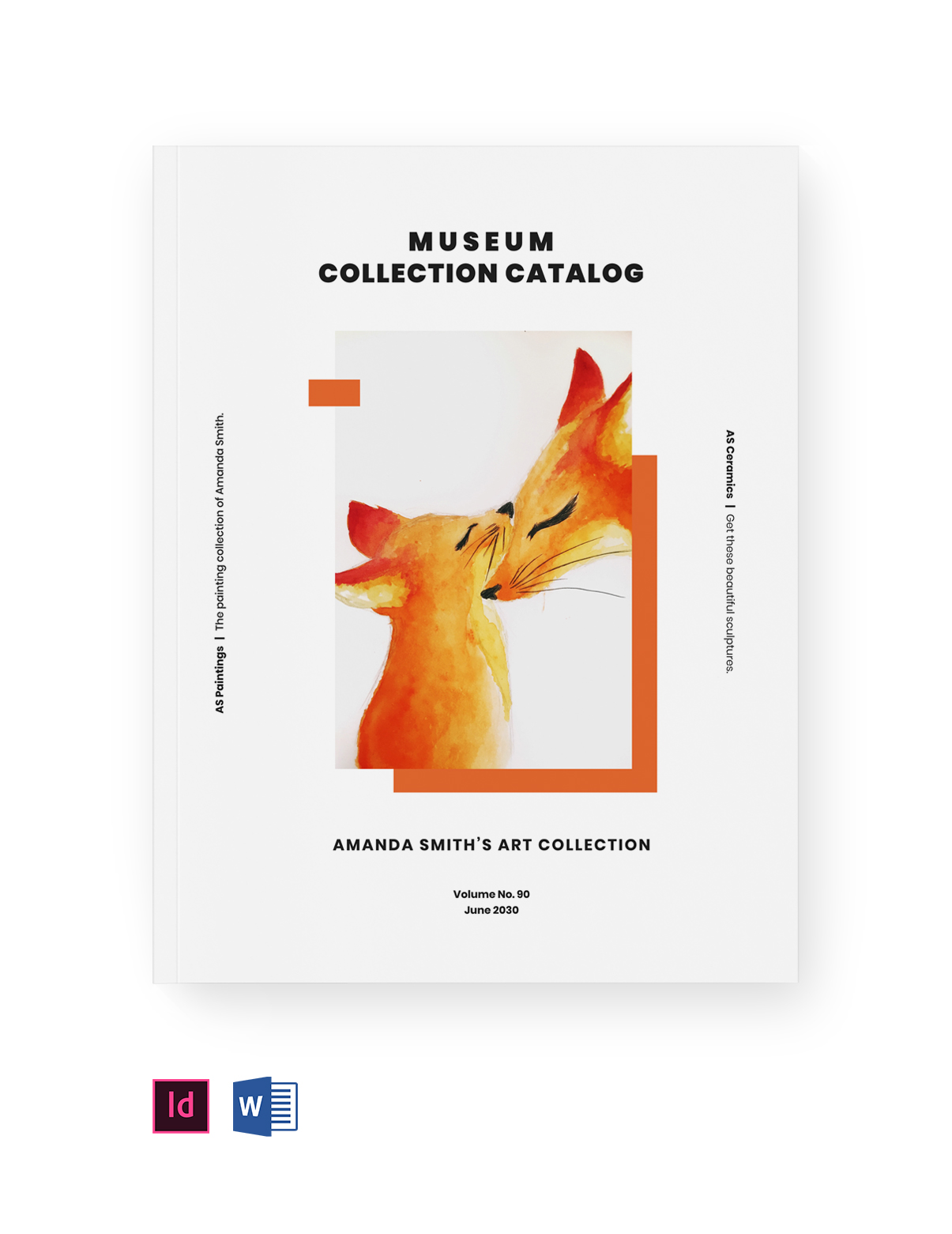 Museum Products Catalog Template InDesign, Word, PDF