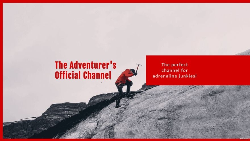 Free Adventure Youtube Banner Template