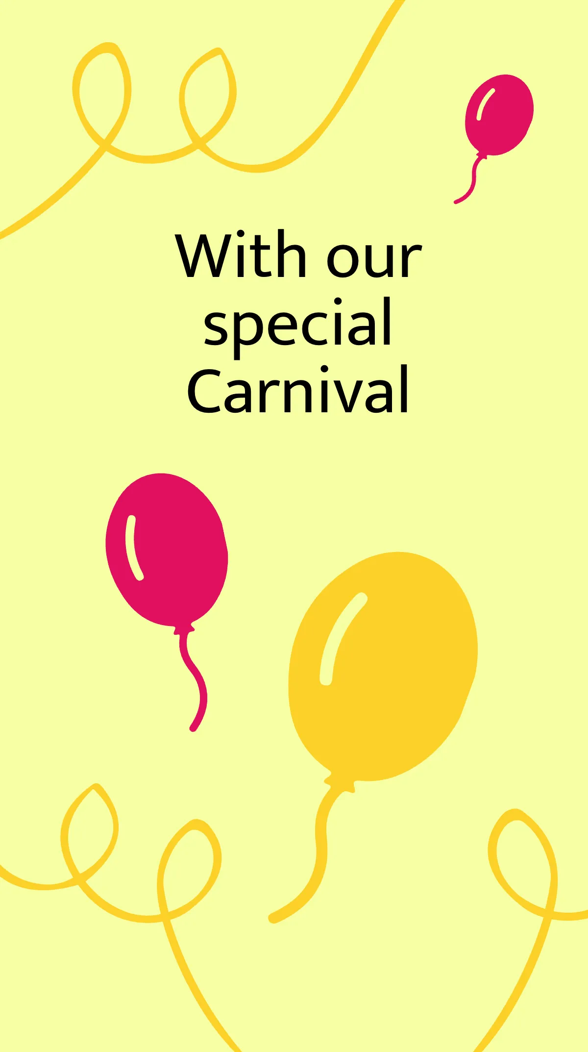 Free Spring Carnival Instagram Story Template to Edit Online