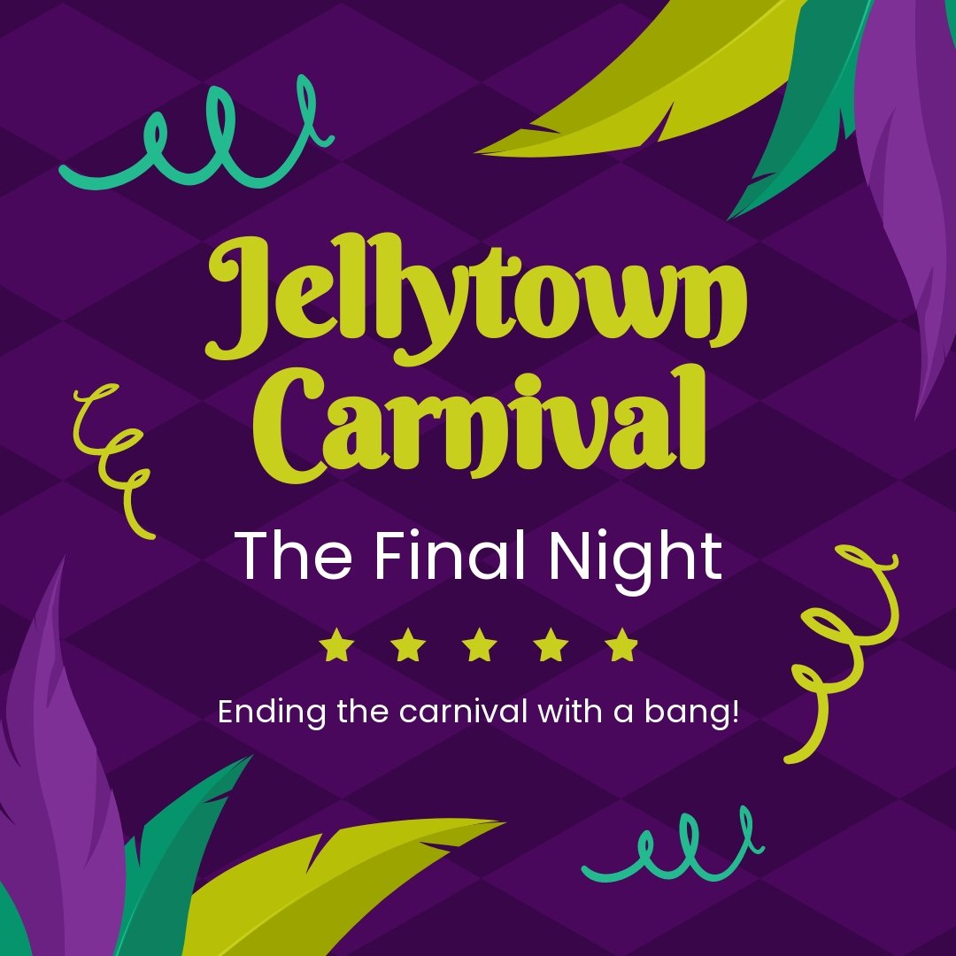 Free Carnival Night Instagram Post Template