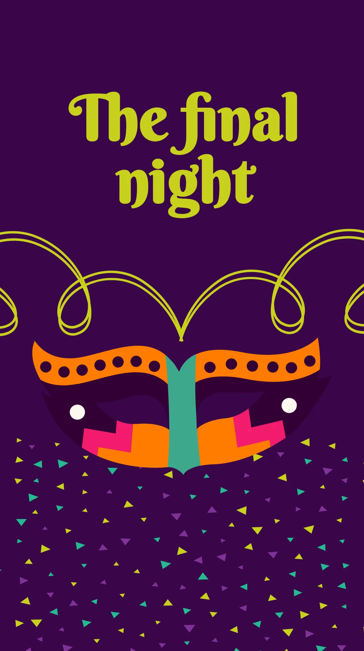 Free Carnival Night Instagram Story Template to Edit Online